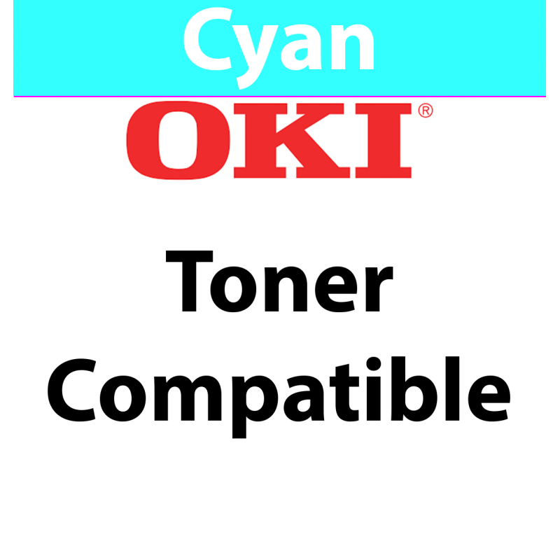 43459331 - Toner cyan Maptrotter compatible OKI - 2 500 pages 