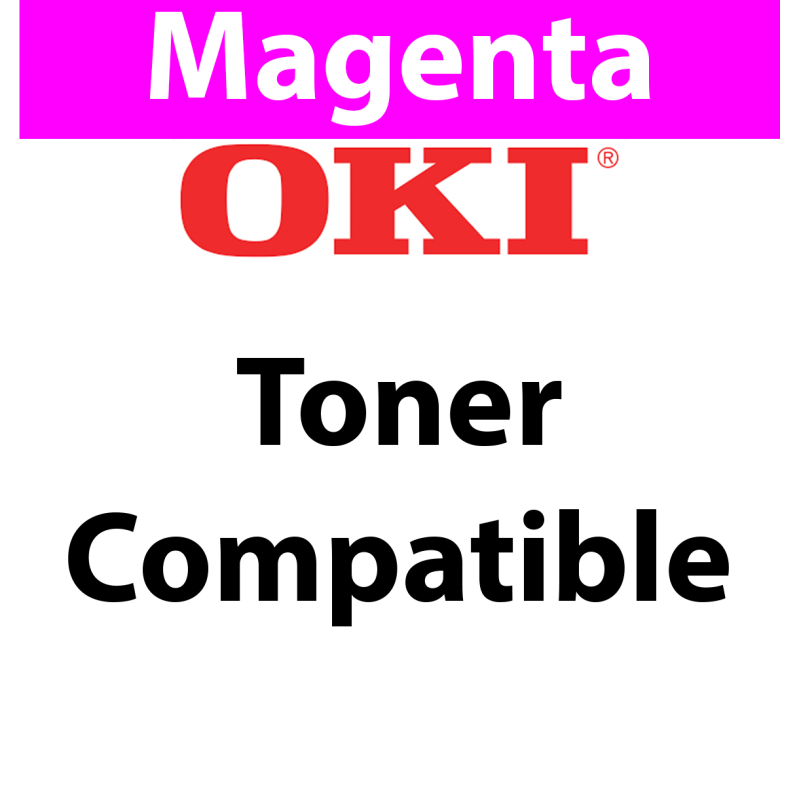 43459330 - Toner magenta Maptrotter compatible OKI - 2 500 pages 