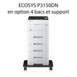 Kyocera - ECOSYS P3150DN, Imprimante noir et blanc, A4, recto verso, réseau, 50 ppm 