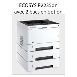 Kyocera - ECOSYS P2235dn - Imprimante - laser - noir et blanc - A4 - recto verso - réseau - 35 ppm 