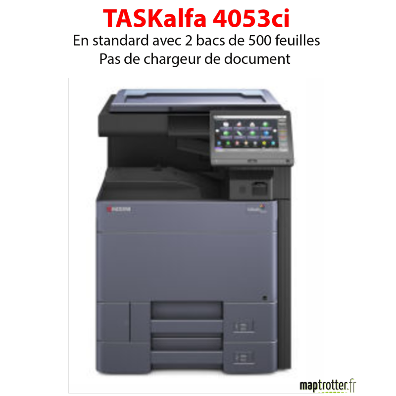 Kyocera - TASKalfa 4053ci - Multifonction laser couleur A3, (i) écran tactile - chargeur en option - 40 ppm Kyocera - TASKalfa 4053ci - Multifonction laser couleur A3, (i) écran tactile - chargeur en option - 40 ppm