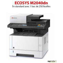 Kyocera - ECOSYS M2040dn - Multifonctions (impression, copie, scan) laser - noir et blanc - A4 - recto verso en impression, copi