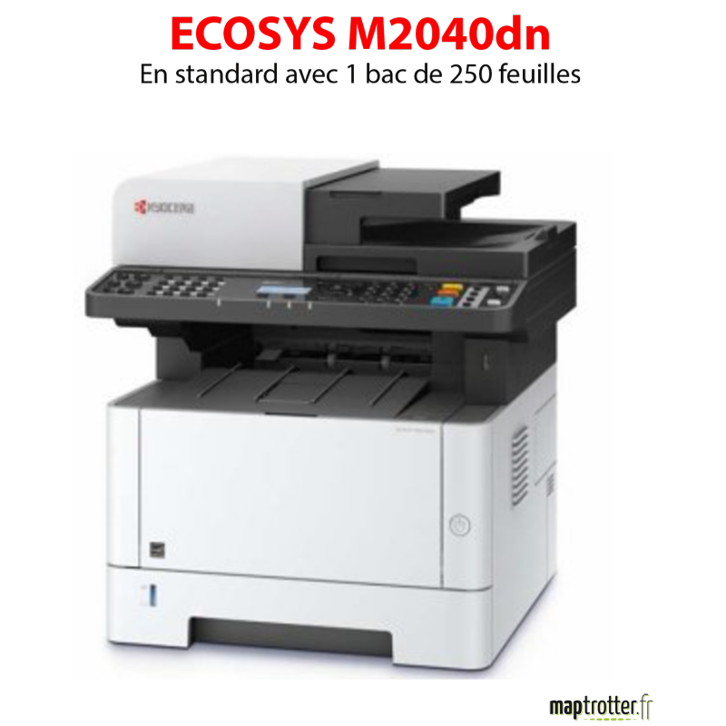 Kyocera - ECOSYS M2040dn - Multifonctions (impression, copie, scan) laser - noir et blanc - A4 - recto verso en impression, copi Kyocera - ECOSYS M2040dn - Multifonctions (impression, copie, scan) laser - noir et blanc - A4 - recto verso en impression, copi