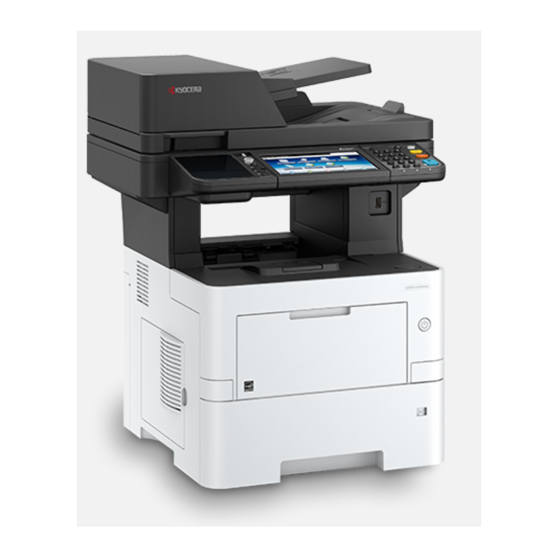 Kyocera - ECOSYS M3645idn - Multifonctions (impression, copie, scan, fax) laser - noir et blanc - A4 - (i) écran tactile - recto Kyocera - ECOSYS M3645idn - Multifonctions (impression, copie, scan, fax) laser - noir et blanc - A4 - (i) écran tactile - recto