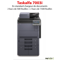 Kyocera - TASKalfa 7003i - Multifonctions (impression, copie, scan) laser - noir et blanc - A3, écran tactile - chargeur DSPF en