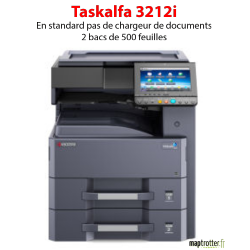 Kyocera - TASKalfa 3212i - Multifonctions - laser - noir et blanc - A3, écran tactile - chargeur en option - 32 ppm 