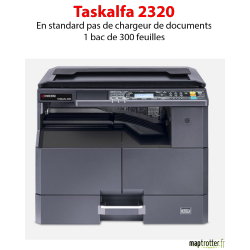 Kyocera - TASKalfa 2320 - Multifonctions (impression, copie, scan) laser - noir et blanc - A3, écran tactile - chargeur de docum