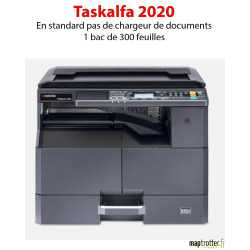 Kyocera - TASKalfa 2020 - Multifonction Multifonctions (impression, copie, scan) laser - noir et blanc - A3, chargeur de documen