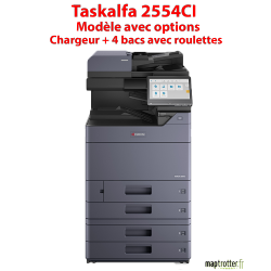 Kyocera - TASKalfa 2554ci - Multifonctions (impression, copie, scan) laser - couleur - A3, écran tactile - 2 bacs de 500 feuille
