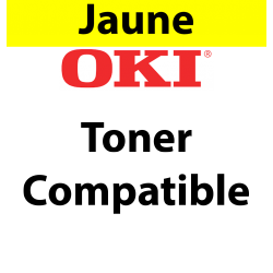 46508709 - Toner jaune Maptrotter compatible OKI - 3 000 pages 