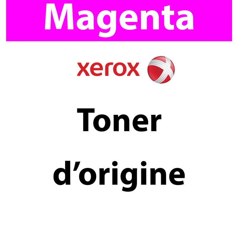 Xerox - 006R04393 - Toner magenta, produit d'origine, 2 500 pages 