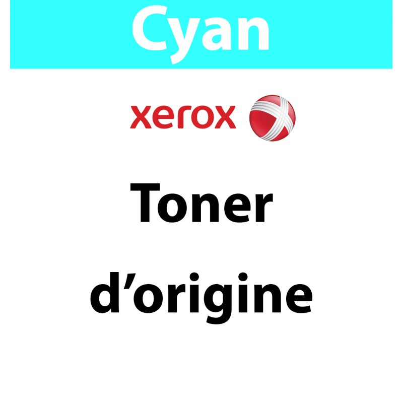 Xerox - 006R01265 - Toner Cyan, produit d'origine, 8k 