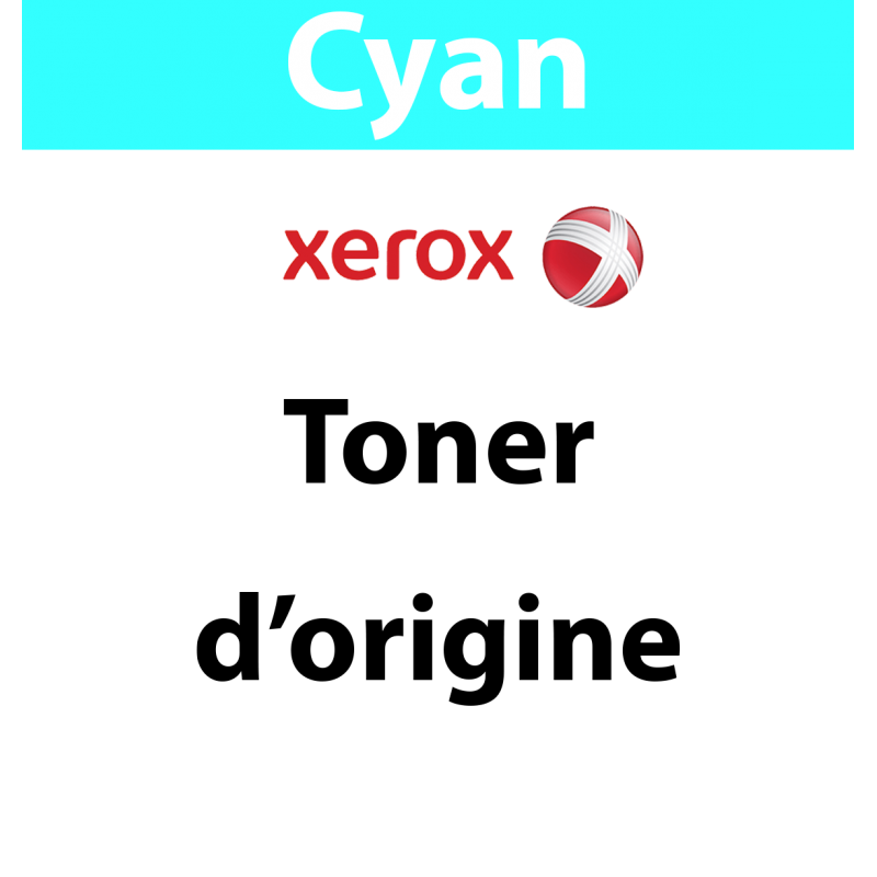 Xerox - 006R01512 - Toner cyan - produit d'origine - 15 000 pages Xerox - 006R01512 - Toner cyan - produit d'origine - 15 000 pages