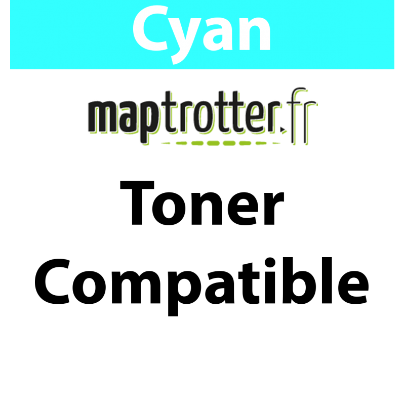 973X - F6T81AE - Toner cyan Maptrotter compatible HP - 7 000 pages 