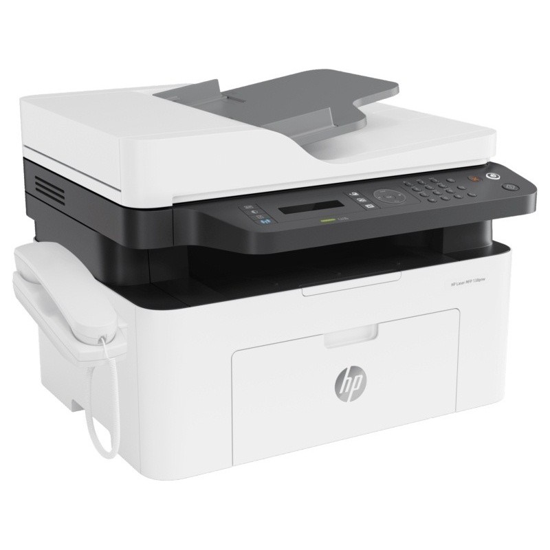HP - LaserJet 137 fnw - 4ZB84A - Multifonction (Impression, copie, scan,fax) Laser - noir et blanc - A4 - Wifi - 20 ppm 