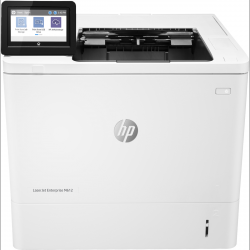 HP - 7PS86A - LaserJet Enterprise M612dn  - Imprimante, laser, noir et blanc, A4, recto verso, réseau, 61 ppm  