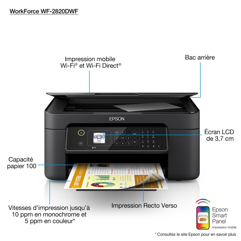 Epson - C11CG30406 - WorkForce WF-2840DWF 