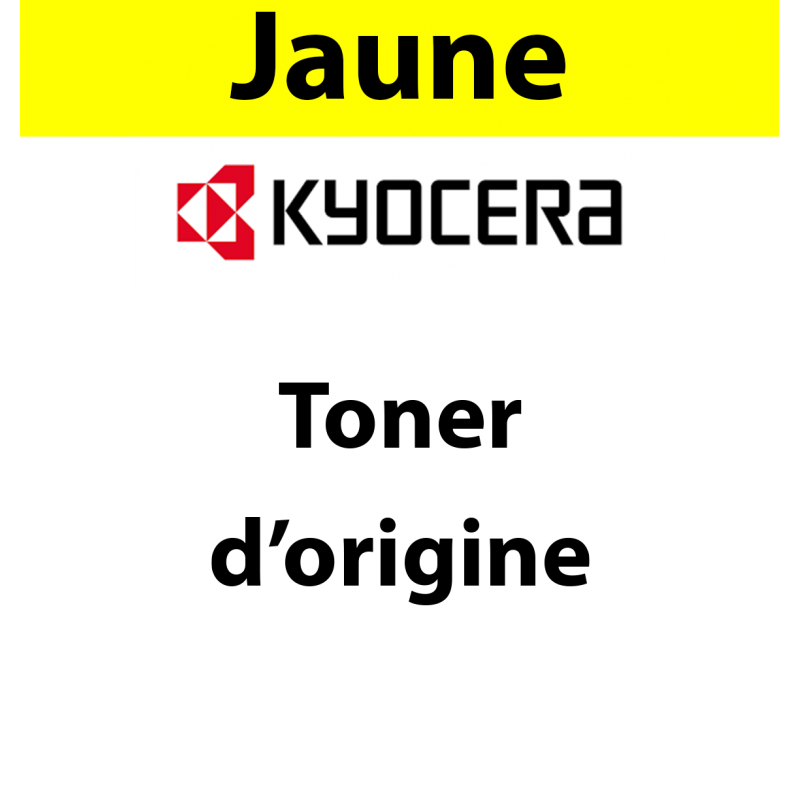 TK-5440Y - Toner jaune, produit d'origine Kyocera - 2 800 pages - pour ECOSYS PA2100cwx / ECOSYS PA2100cx/KL3 / ECOSYS PA2100cx 