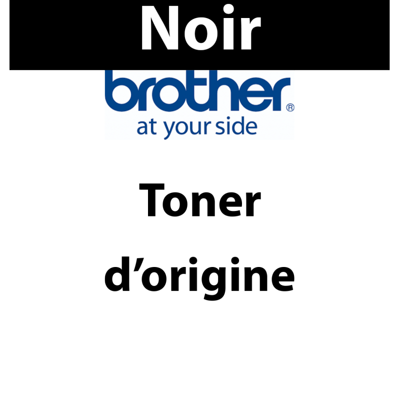 Brother - TN-821XLBK - Toner noir, produit d'origine, 12 000 pages 