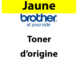 Brother - TN-821XLY - Toner jaune, produit d'origine, 9 000 pages 