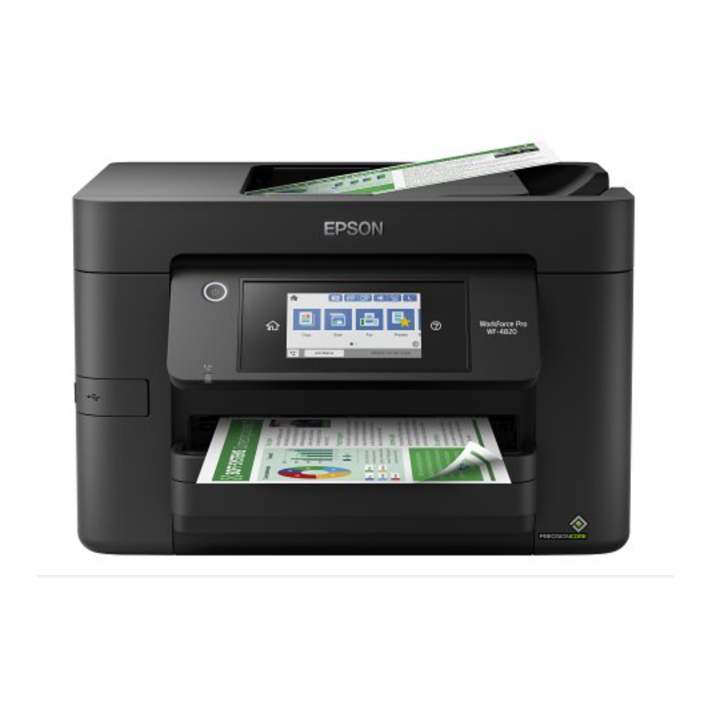 Epson - WorkForce Pro WF-4825DWF Multifonction (iimpression, copie, scan, fax) Jet d'encre, couleur, A4, Chargeur ADF, recto ver