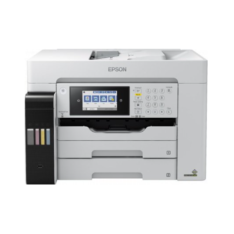 Epson - Epson EcoTank Pro ET-16680 - Multifonction (impression, copie, scan, fax) Jet d'encre, couleur, A3, Chargeur RADF, recto