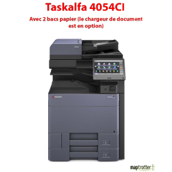 Kyocera - TASKalfa 4054CI - Multifonctions (impression, copie, scan) laser, couleur, A3, écran tactile, chargeur en option, 40 p