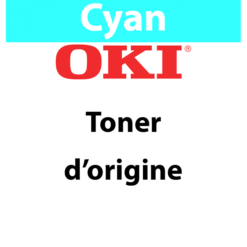 OKI - 09006127 - - Toner cyan - produit d'origine - 6 000 pages OKI - 09006127 - - Toner cyan - produit d'origine - 6 000 pages
