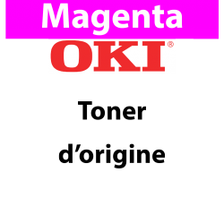 OKI - 09006128 - Toner magenta, produit d'origine, 6 000 pages  
