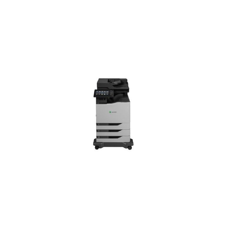 Lexmark - CX825dte - Multifonctions (impression, copie, scan, fax) laser couleur, A4, Chargeur de documents DSPF, recto verso en