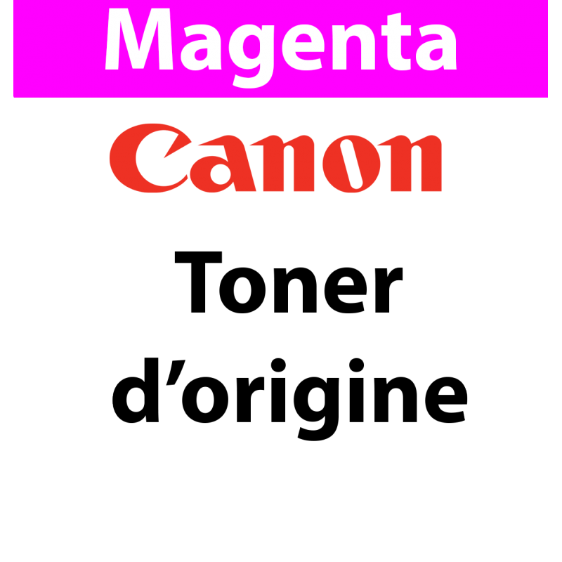 Canon - 5104C002 - 067 H M Toner magenta - produit d'origine Canon - 2 350 pages 