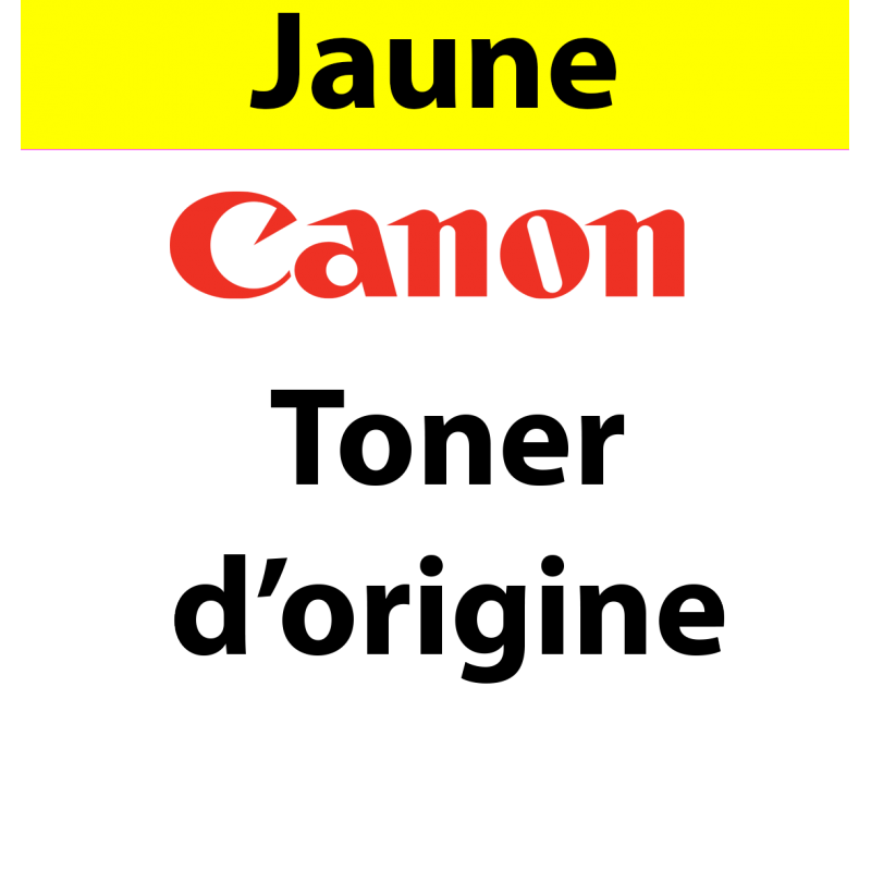 Canon - 5103C002 - 067 H Y Toner jaune - produit d'origine Canon - 2 350 pages 