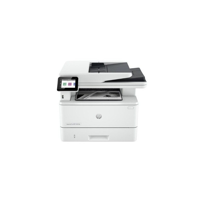 HP LaserJet Pro MFP 4102fdn  Multifonctions (impression, copie, scan, fax) laser, noir et blanc, A4, Chargeur de documents DSPF,