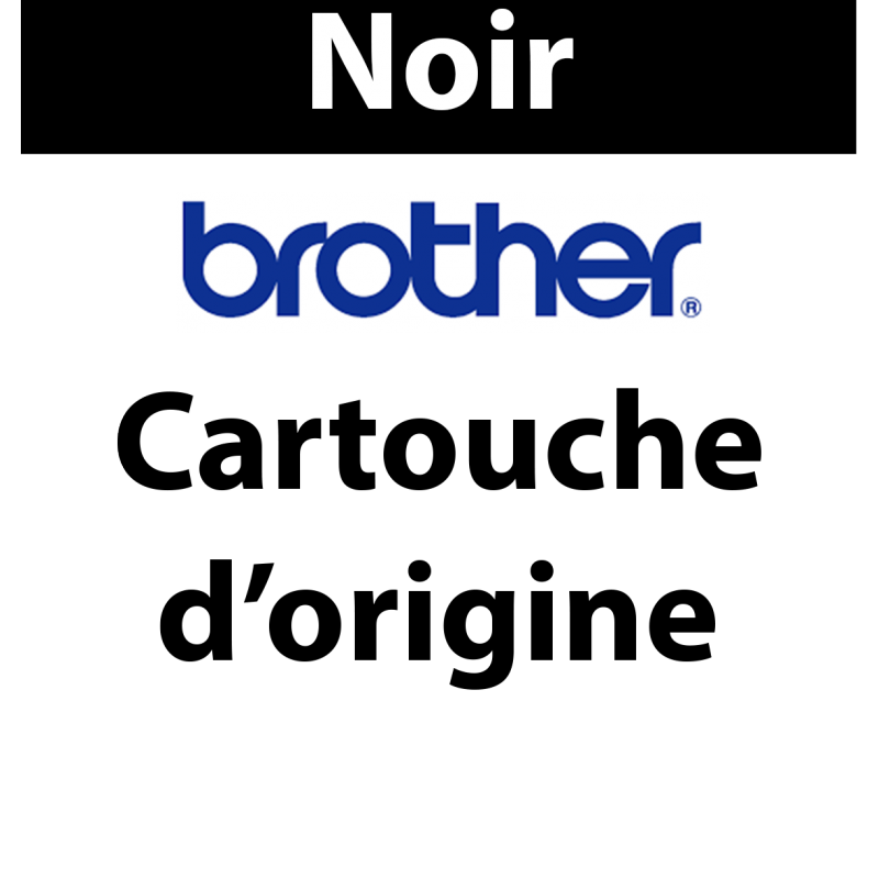 Brother - LC426BK - Cartouche noire, produit d'origine, 3000 pages 