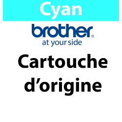 Brother - LC424C - LC424C CYAN INK CARTRIDGE -         