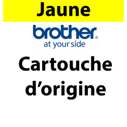 Brother - LC421XLY - Cartouche d'encre jaune - produit d'origine Brother - 500 pages 