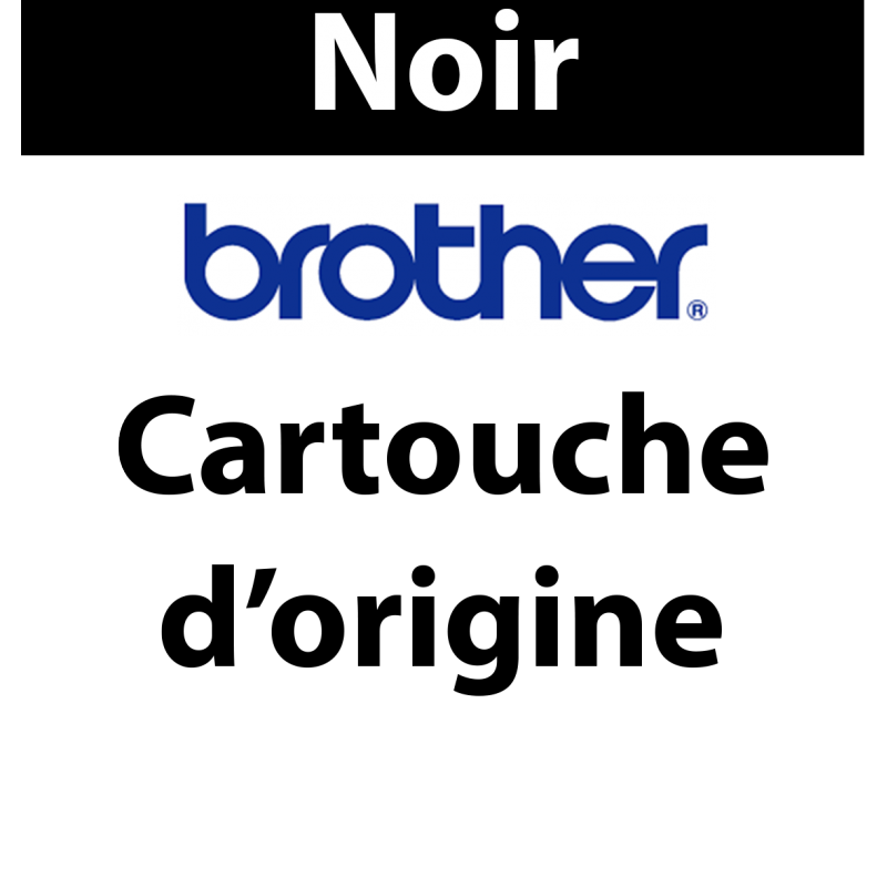 Brother - TN821XXLBK - Cartouche noire, produit d'origine, 15 000 pages 