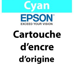 Epson - C13T01D200 - T01D Cartouche d’encre cyan, 20 000 pages 