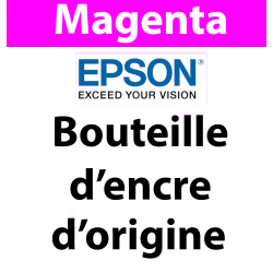 Epson - 104 - C13T00P340 - bouteille d'encre Magenta, 65 ml, produit d'origine, 7 500 pages 