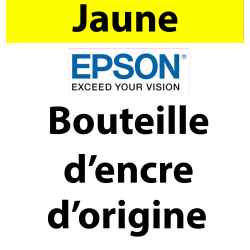 Epson - 104 - C13T00P440 - bouteille d'encre Jaune, 65 ml, produit d'origine, 7 500 pages 