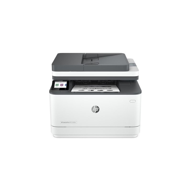HP - 3G630FB19 - HP LaserJet Pro MFP 3102fdw Multifonctions (impression, copie, scan, fax) laser, noir et blanc, A4, Chargeur de
