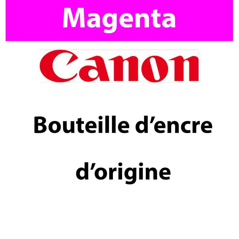 Canon - GI-56 - 4431C001 - Bouteille d'encre, magenta, produit d'origine, 14 000 pages Canon - GI-56 - 4431C001 - Bouteille d'encre, magenta, produit d'origine, 14 000 pages