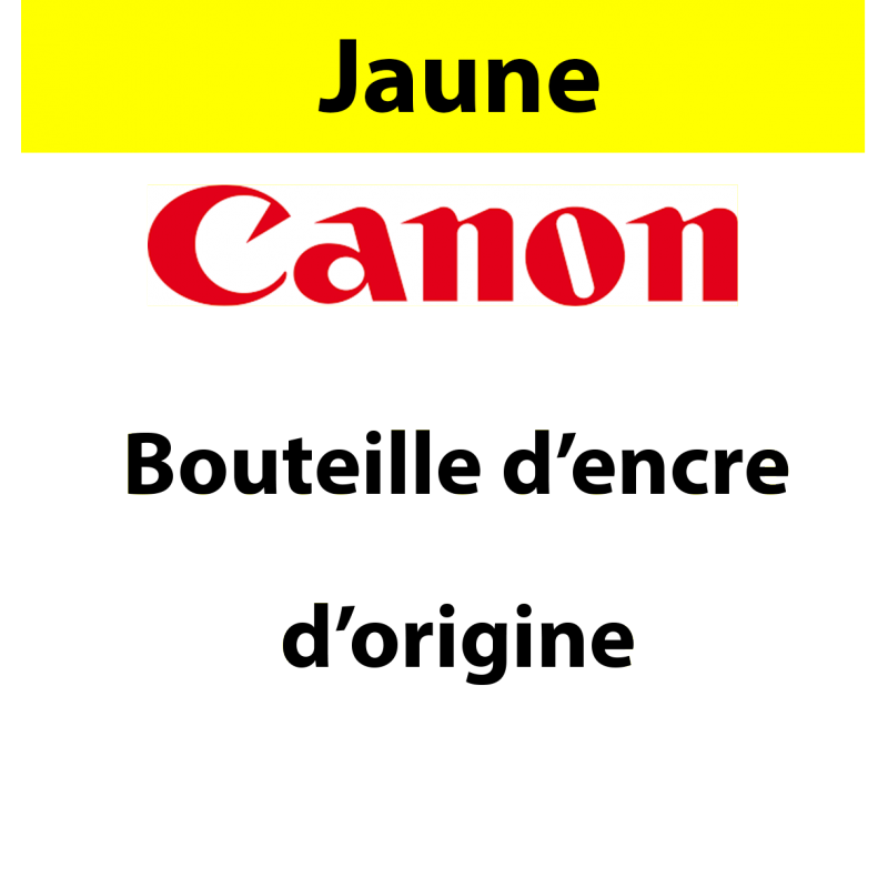 Canon - GI-56 - 4432C001 - Bouteille d'encre, jaune, produit d'origine, 14 000 pages Canon - GI-56 - 4432C001 - Bouteille d'encre, jaune, produit d'origine, 14 000 pages