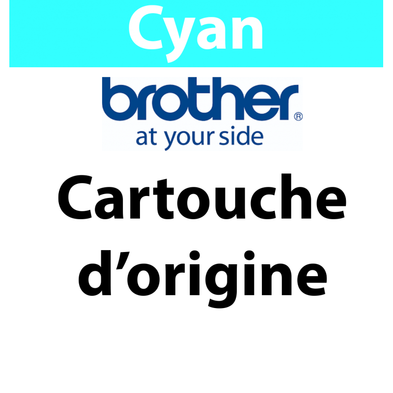 Brother - LC-422XLC - Cartouche d’encre cyan - produit d'origine Brother - 1 500 pages Brother - LC-422XLC - Cartouche d’encre cyan - produit d'origine Brother - 1 500 pages