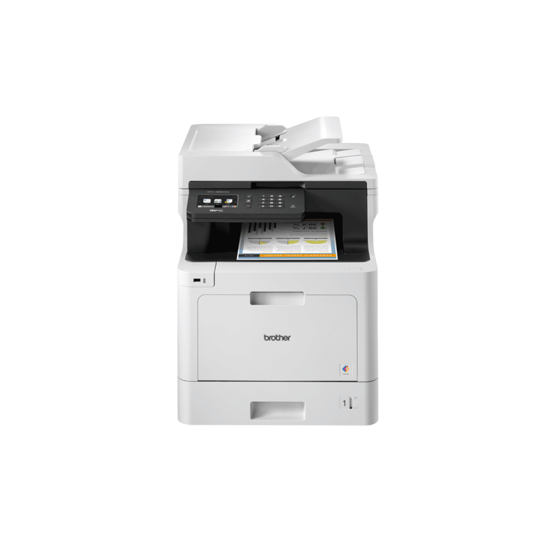 Brother - MFC-L8690CDW - Multifonctions (Impression - copie - scan - fax) laser couleur - A4 - chargeur de document DSPF - recto Brother - MFC-L8690CDW - Multifonctions (Impression - copie - scan - fax) laser couleur - A4 - chargeur de document DSPF - recto