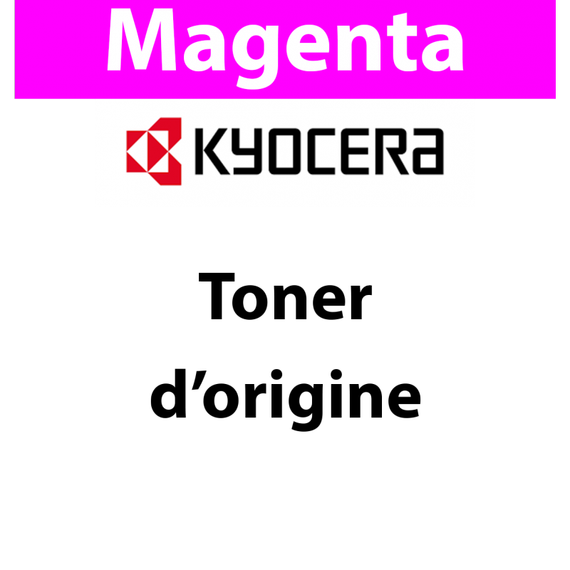 Kyocera - TK-8455M - Toner magenta, produit d'origine, 12 000 pages 