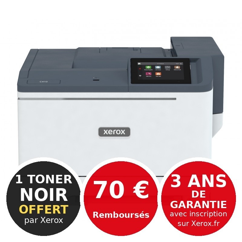 Xerox - C410V/DN - Imprimante couleur, A4, recto verso, réseau, 40 ppm 