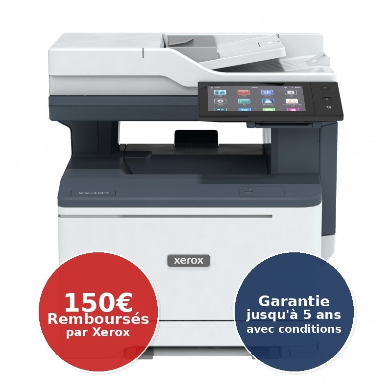 Xerox - VersaLink C415V/DN - Multifonction, impression, copie, scan, fax, couleur, A4, recto verso en impression, copie, scan, r