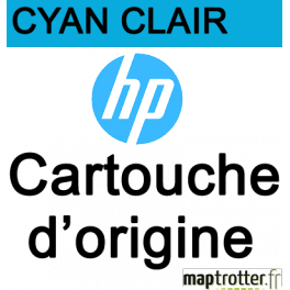HP - C5076A - 83 - Pack de 3  Cartouches d'encre cyan clair  - 680 ml - produit d'origine