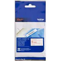 Brother - MK-222 - Etiquettes - rouge sur blanc - Rouleau (9 mm x 8 m) - autocollant